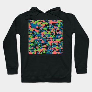 Green Blue Digital Camouflage Hoodie